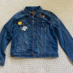 Levi’s Jean Jacket with hand sewn patches